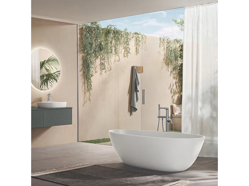 Baignoire ilot VILLEROY ET BOCH Antao quaryl blanc