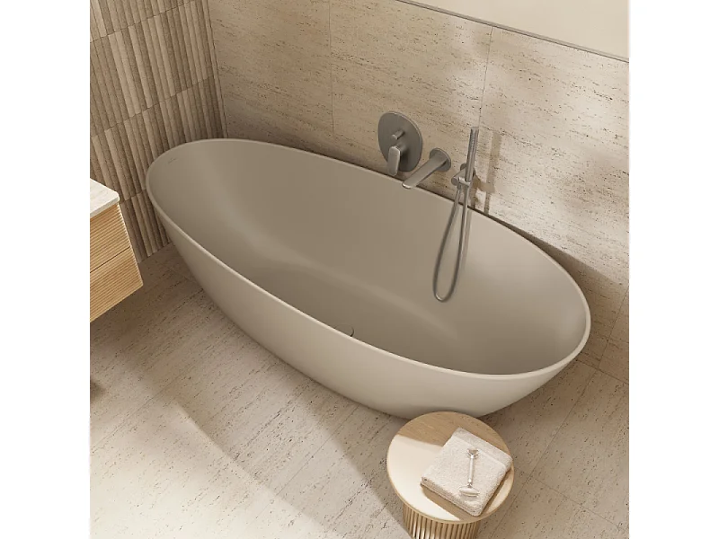 Baignoire ilot VILLEROY ET BOCH Antao quaryl beige