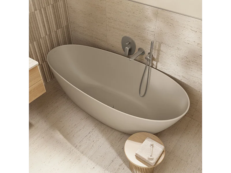 Baignoire ilot VILLEROY ET BOCH Antao quaryl beige