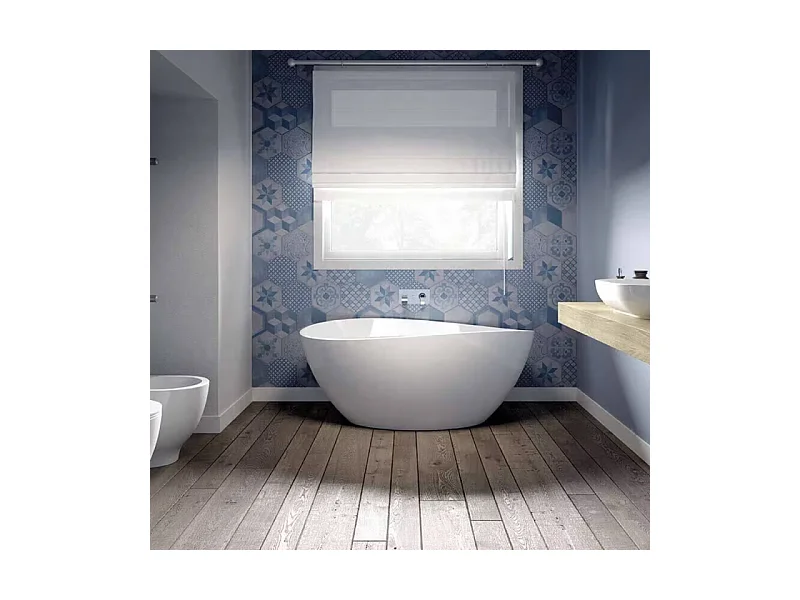 JACUZZI Baignoire ilot 150 X 80 ilot illusion White acrylique