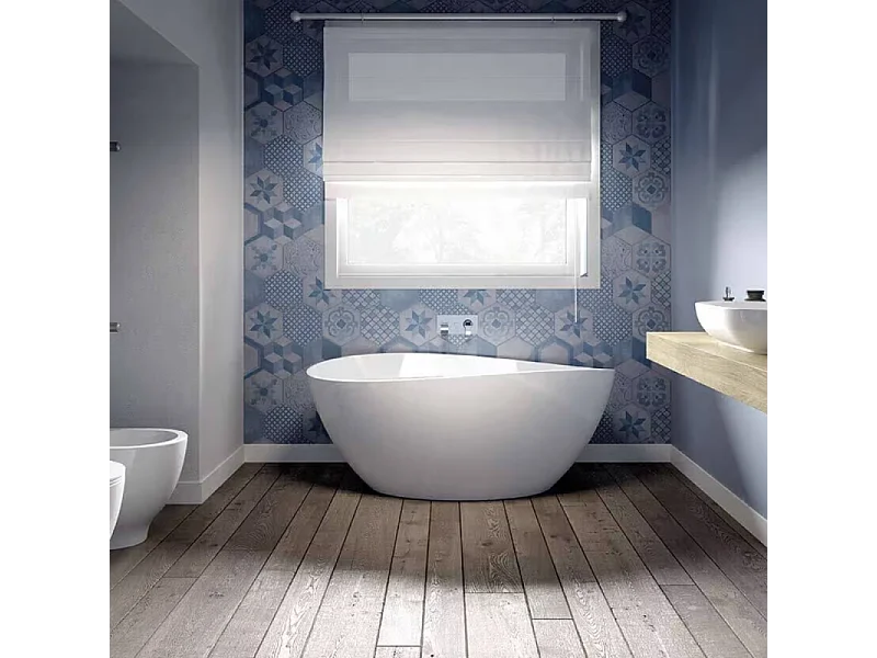 JACUZZI Baignoire ilot 150 X 80 ilot illusion White acrylique