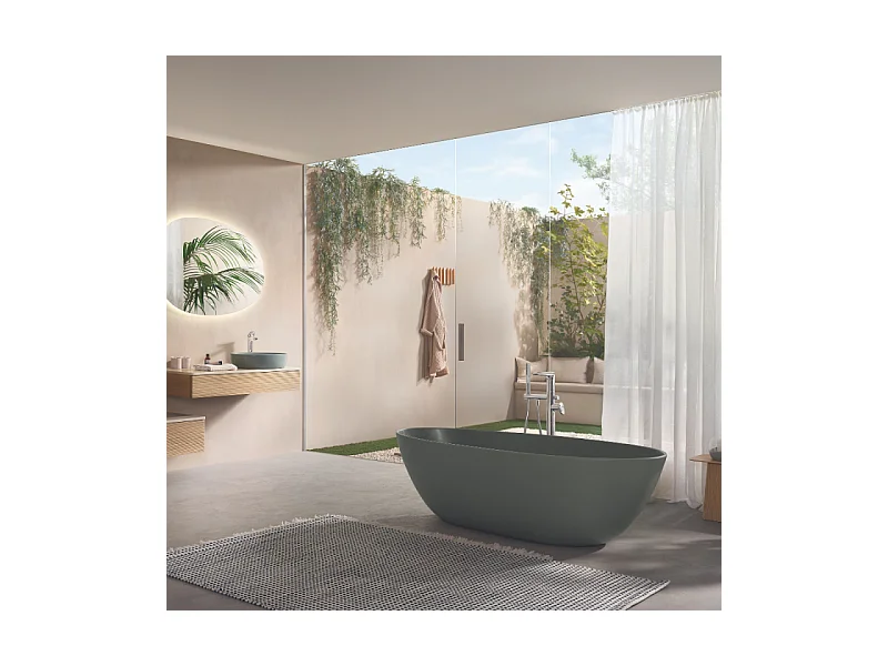 Baignoire ilot VILLEROY ET BOCH Antao quaryl vert