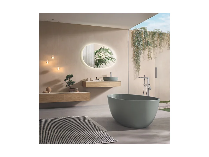 Baignoire ilot VILLEROY ET BOCH Antao quaryl vert