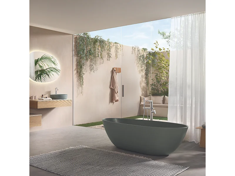Baignoire ilot VILLEROY ET BOCH Antao quaryl vert