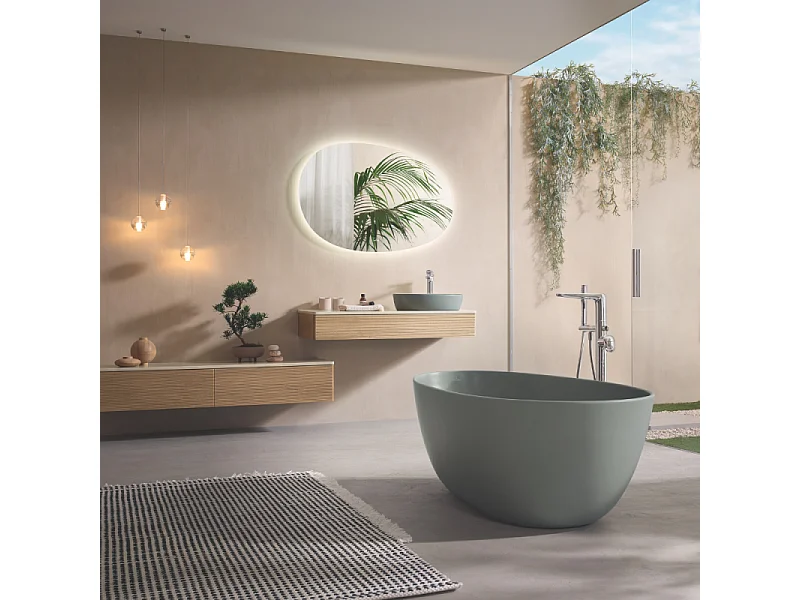 Baignoire ilot VILLEROY ET BOCH Antao quaryl vert