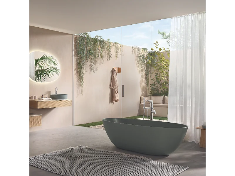 Baignoire ilot VILLEROY ET BOCH Antao quaryl vert