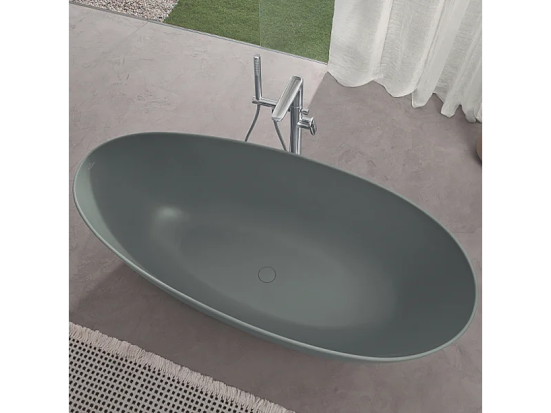 Baignoire ilot VILLEROY ET BOCH Antao quaryl vert