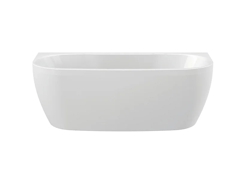 Baignoire semi îlot murale 170 x 75 LEDA Greta monoline