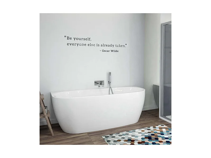 Baignoire semi îlot murale 170 x 75 LEDA Greta monoline