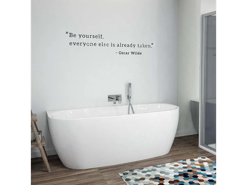 Baignoire semi îlot murale 170 x 75 LEDA Greta monoline