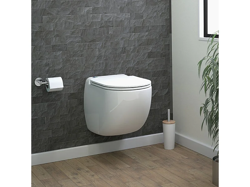 WC broyeur suspendu WATERMATIC W40SP Silence avec abattant