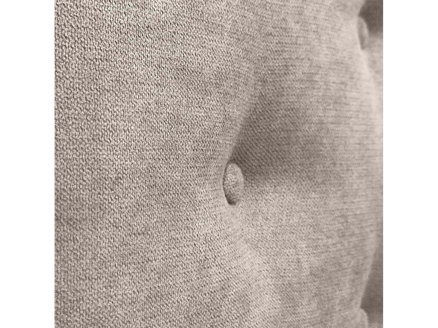 DHOME Kopfteil aus ACUALINE-Stoff mit 3 versetzten Knopf-Reihen, luxuriös gepolstertes Bettkopfteil (Beige, 190cm (2-teilig))