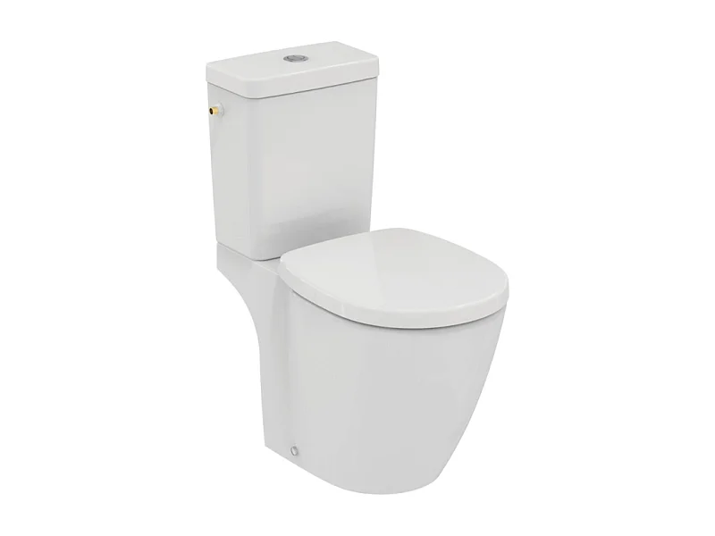 WC à poser sortie horizontale IDEAL STANDARD Connect avec abattant