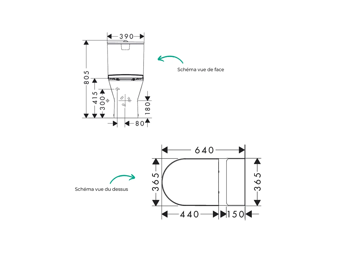 WC à poser sans bride Elupura Original S
