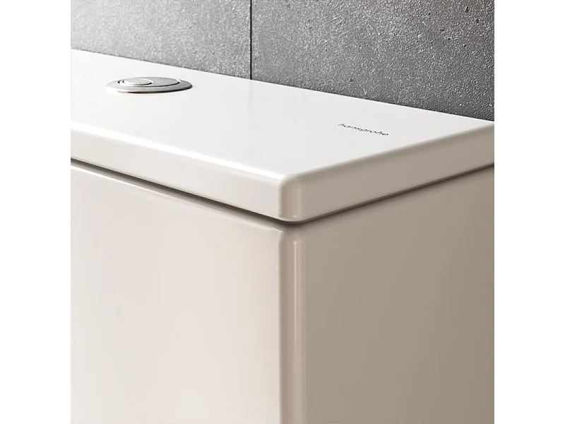 WC à poser sans bride sortie universelle HANSGROHE Elupura Original S avec abattant