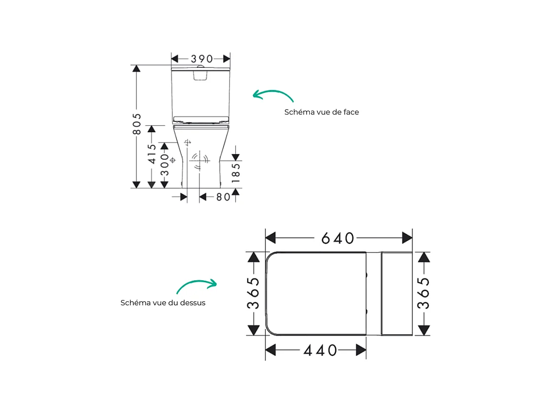 WC à poser sans bride Elupura Original Q