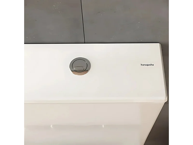 WC à poser sans bride sortie universelle HANSGROHE Elupura Original Q avec abattant