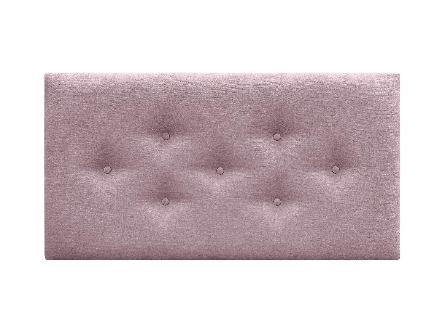 DHOME Tête de Lit en Tissu ACUALINE avec 3 Rangées Entrelacées de Boutons Tête de Lit Capitonnée de Luxe(Rose, 105cm)
