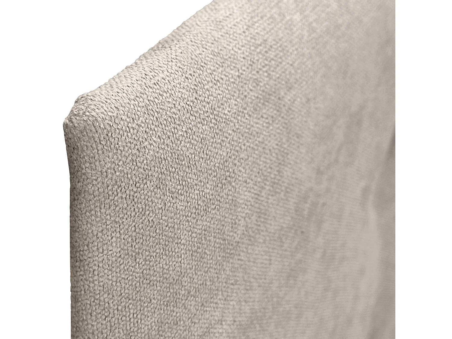 DHOME Tête de Lit en Tissu ACUALINE avec 3 Rangées Entrelacées de Boutons Tête de Lit Capitonnée de Luxe(Beige, 90cm)