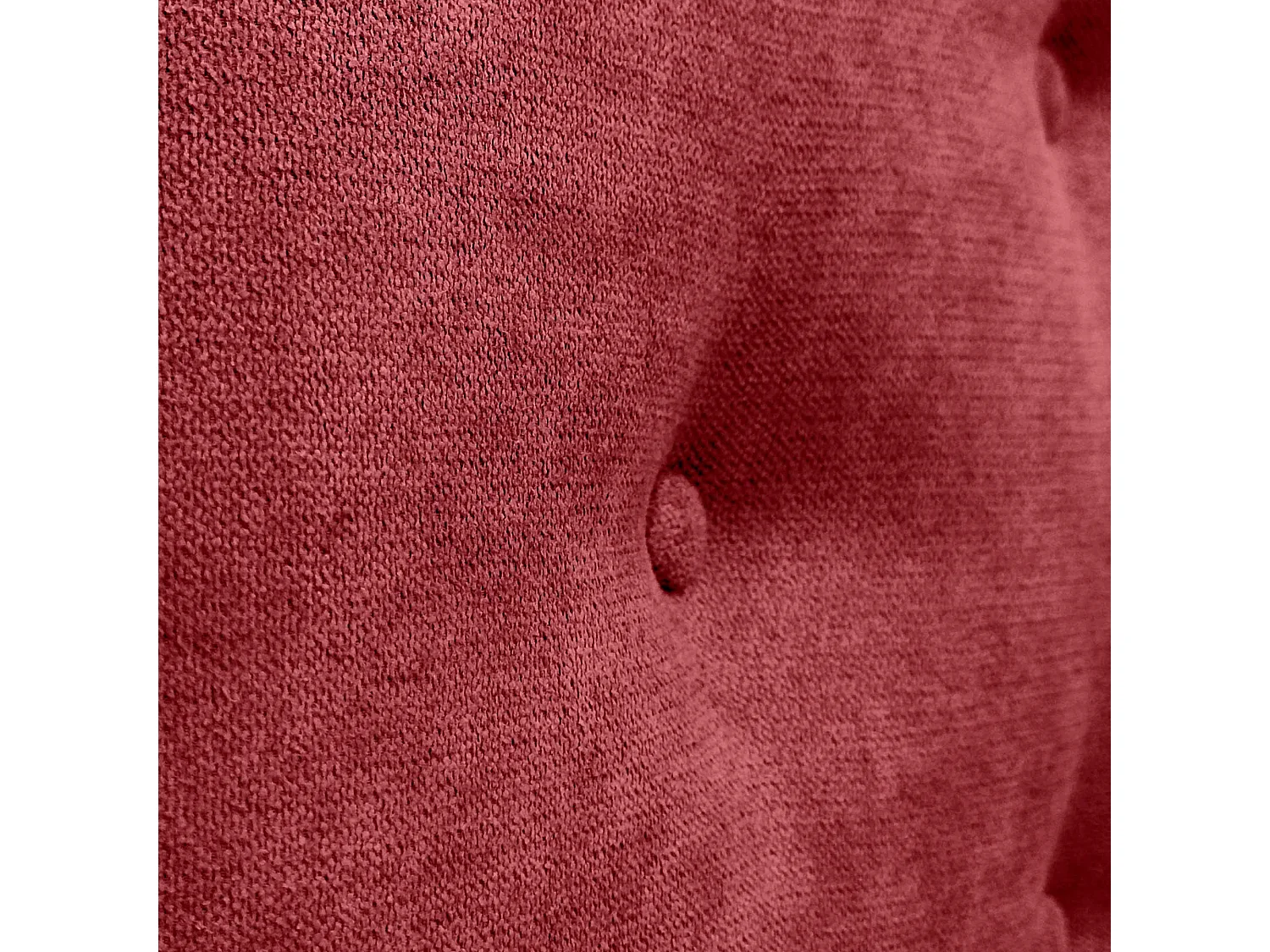 DHOME Tête de Lit en Tissu ACUALINE avec 3 Rangées Entrelacées de Boutons Tête de Lit Capitonnée de Luxe(Rouge, 110cm)