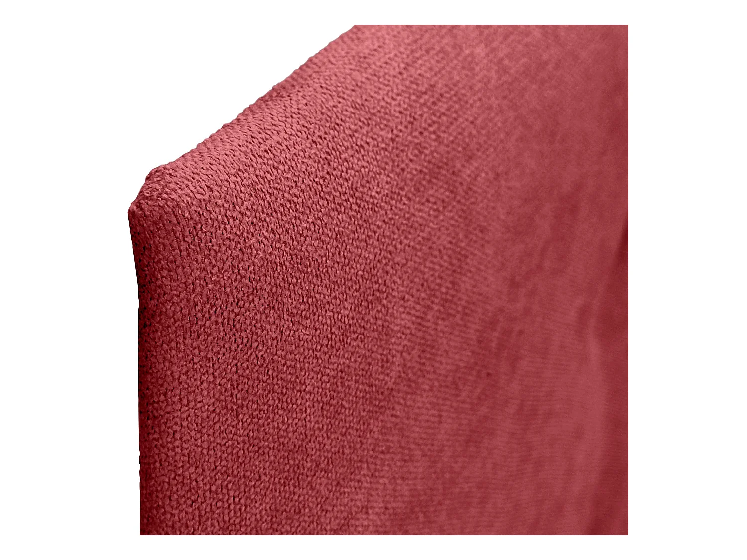 DHOME Tête de Lit en Tissu ACUALINE avec 3 Rangées Entrelacées de Boutons Tête de Lit Capitonnée de Luxe(Rouge, 105cm)
