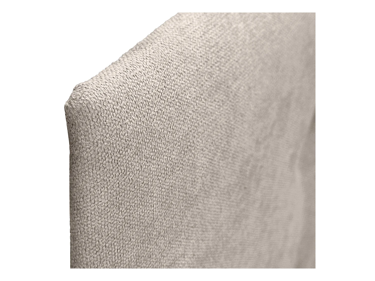DHOME Testiera in Tessuto ACUALINE con 3 File Intercalate di Bottoni Testiera Imbottita Letto di Lusso (Beige, 110cm)
