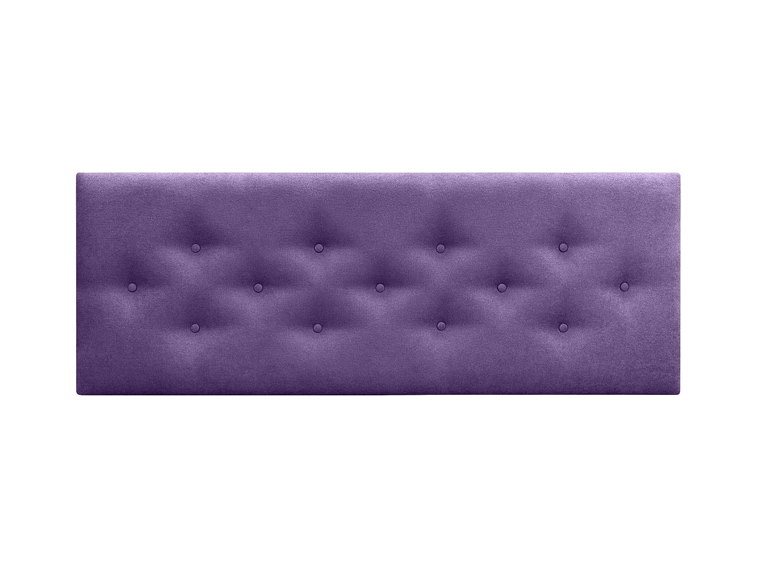 DHOME Tête de Lit en Tissu ACUALINE avec 3 Rangées Entrelacées de Boutons Tête de Lit Capitonnée de Luxe(Lilas, 150cm)