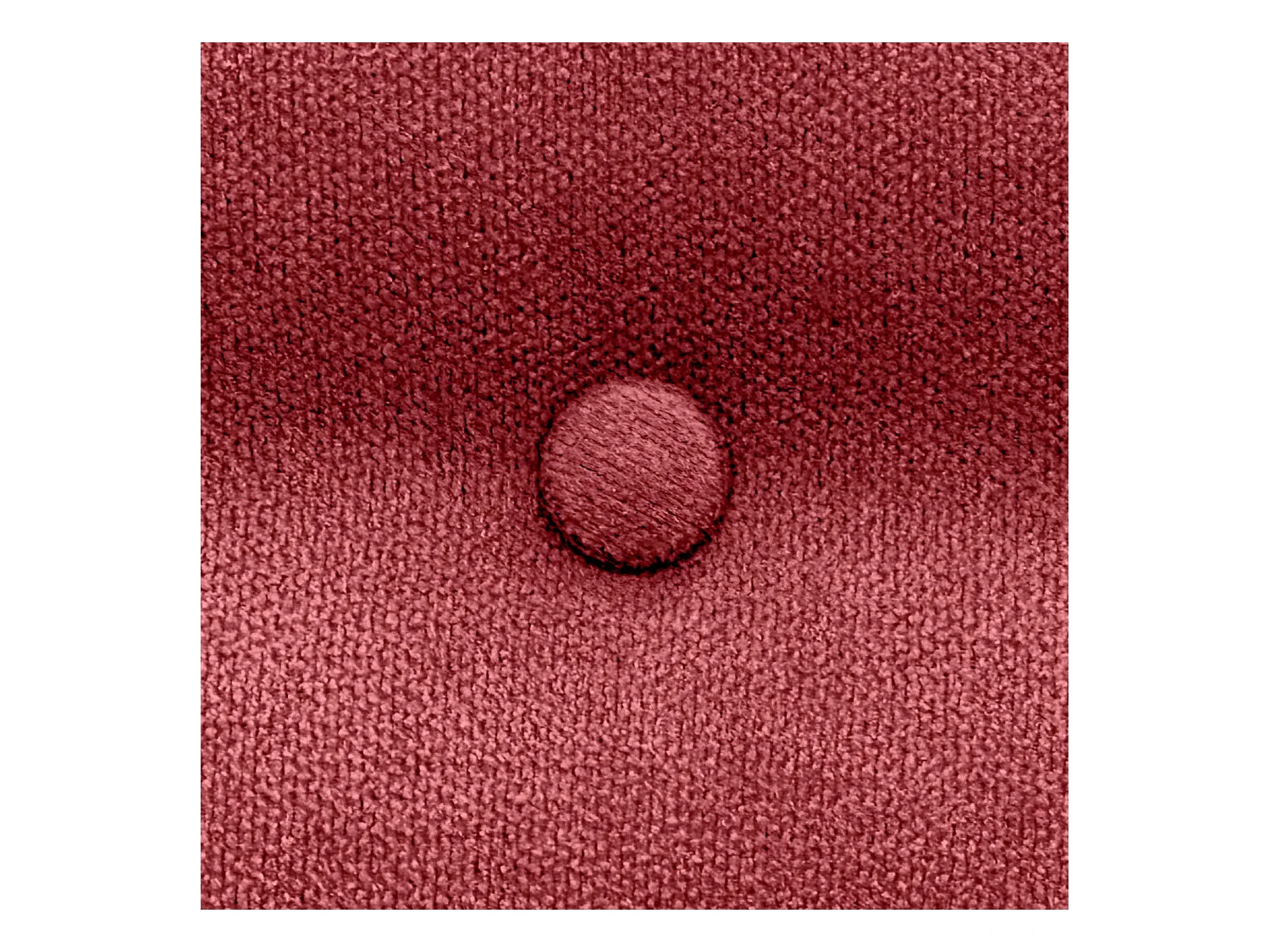 DHOME Tête de Lit en Tissu ACUALINE avec 3 Rangées Entrelacées de Boutons Tête de Lit Capitonnée de Luxe(Rouge, 135cm)