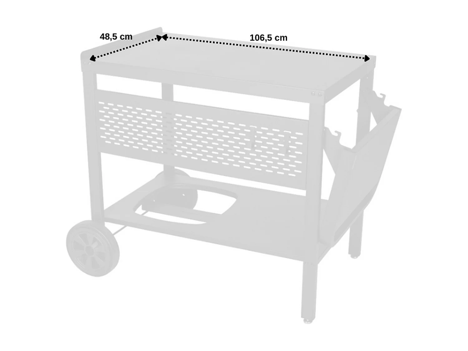 Desserte en métal KELIA - SOMAGIC