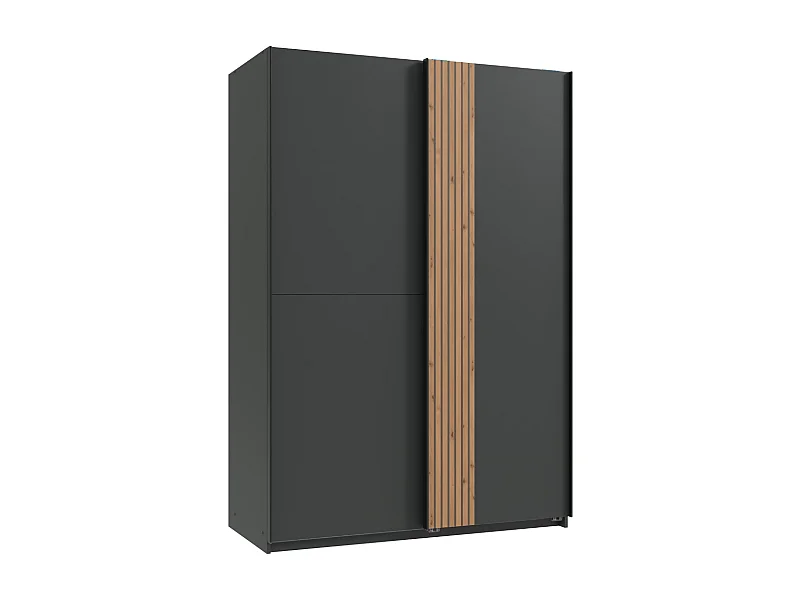 Armoire 2 portes coulissantes L135 cm - LUENEBURG
