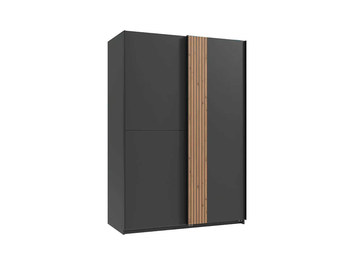 Armoire 2 portes coulissantes L135 cm - LUENEBURG