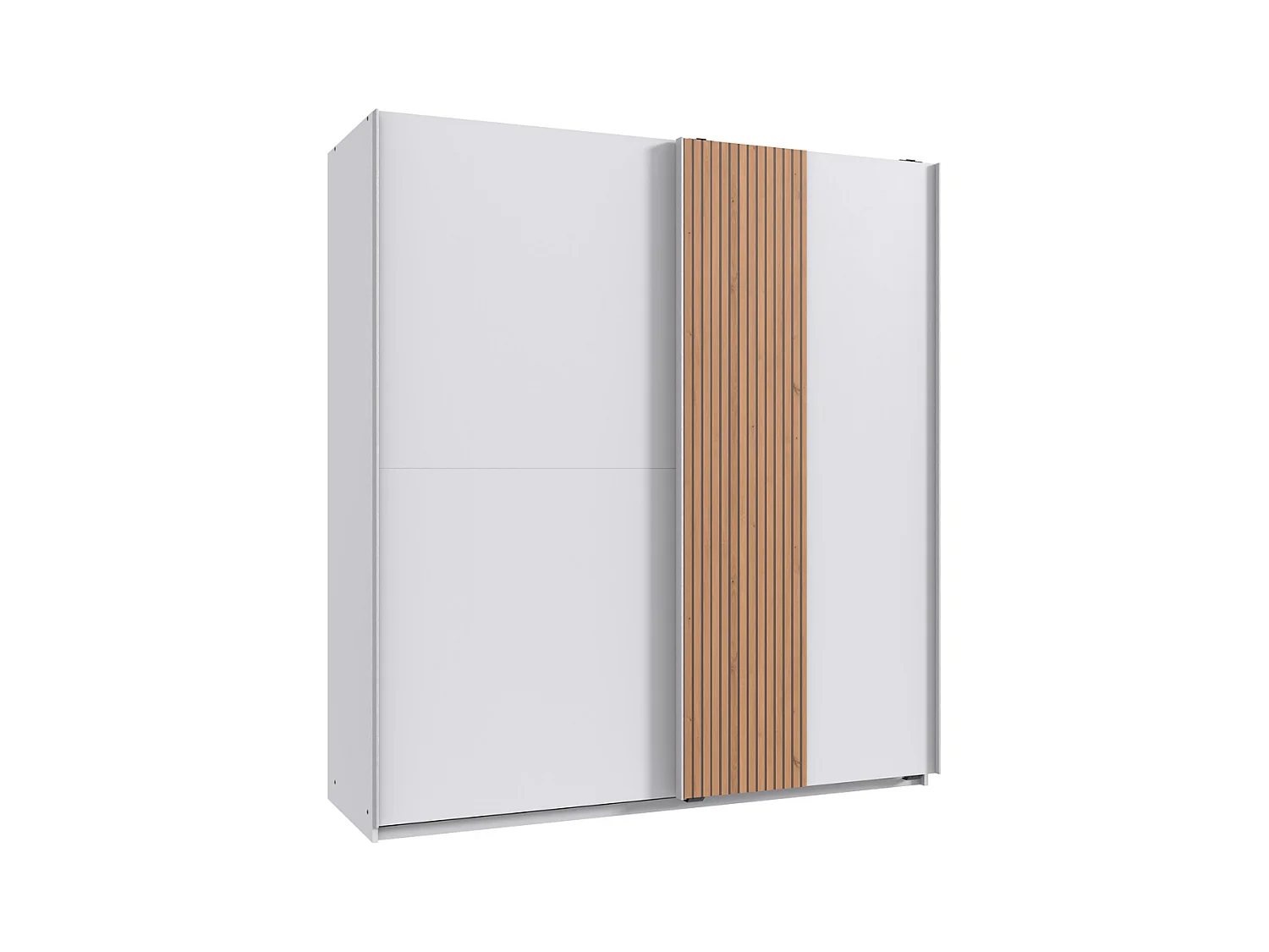 Armoire 2 portes coulissantes L180 cm - LUENEBURG