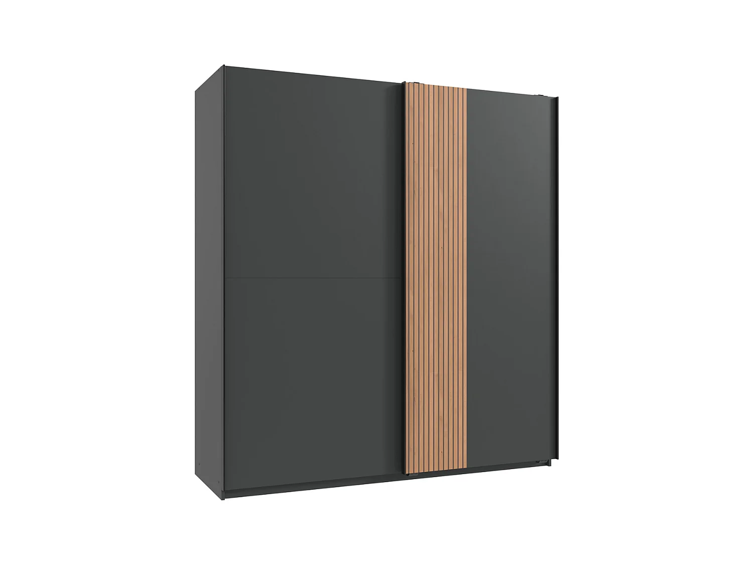 Armoire 2 portes coulissantes L180 cm - LUENEBURG