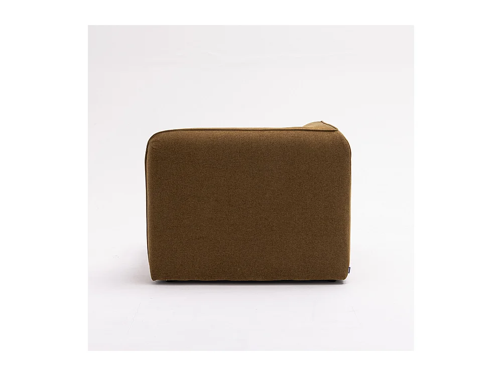 Noor - Angle réversible pour canapé modulable en tissu - Bronze