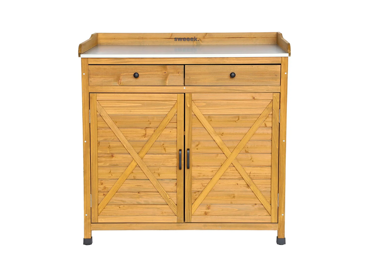 Mueble de almacenaje y jardinerìa de madera de abeto madera