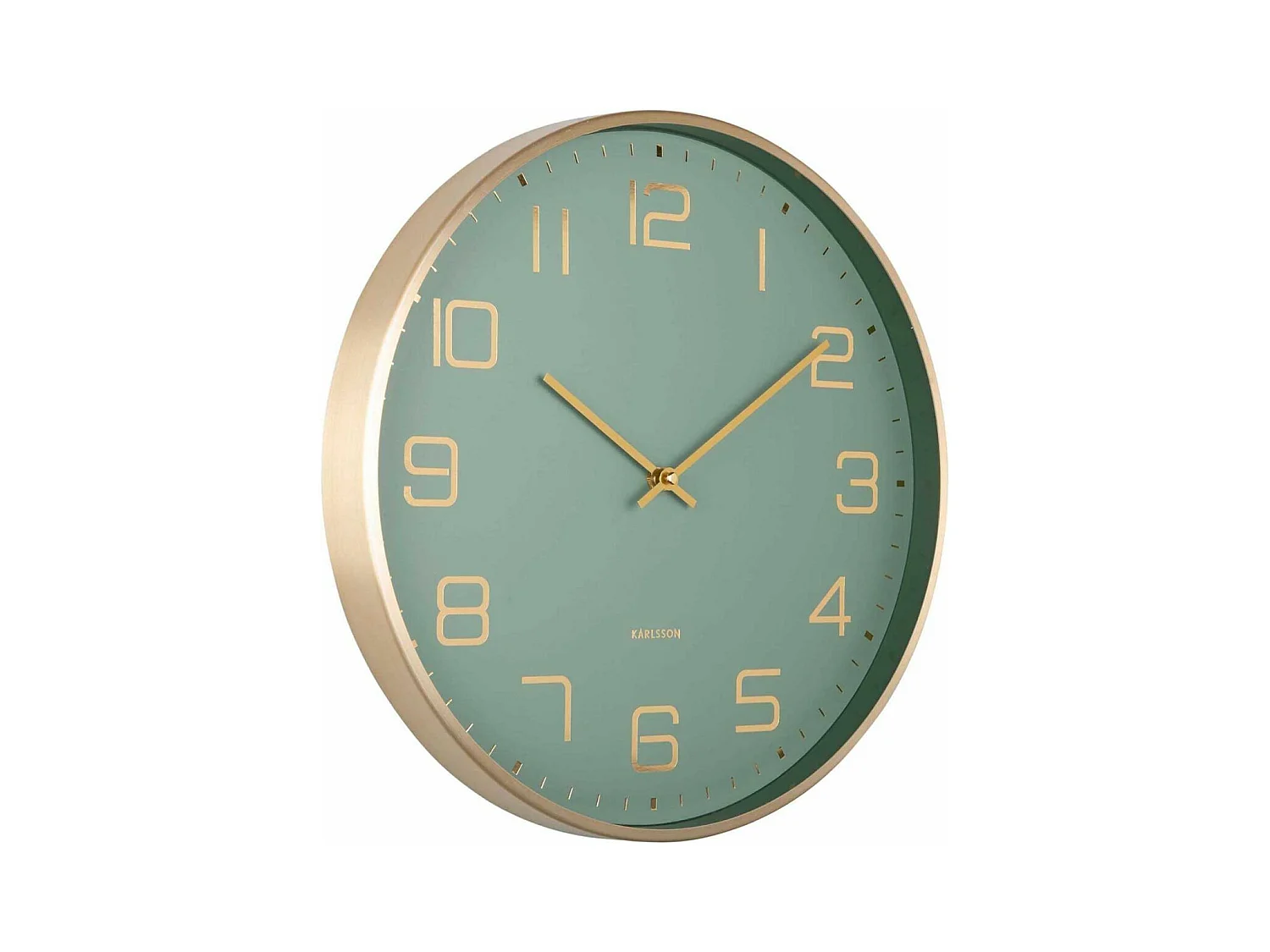 Horloge murale ronde Elegance Glow