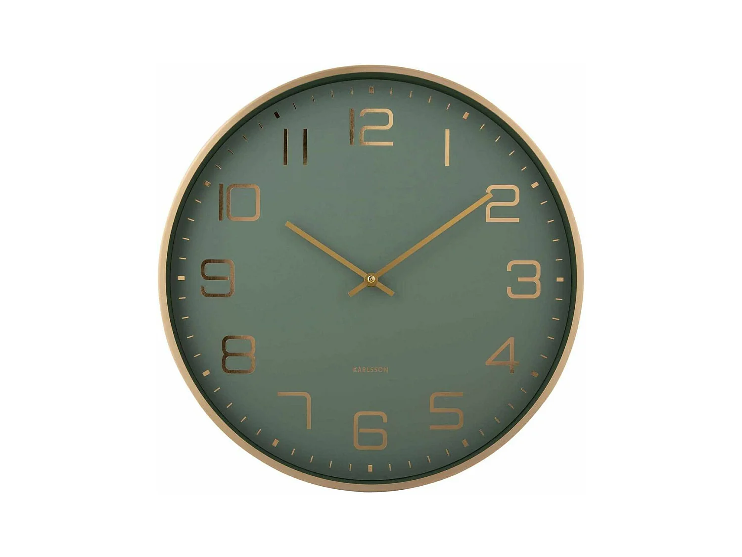 Horloge murale ronde Elegance Glow