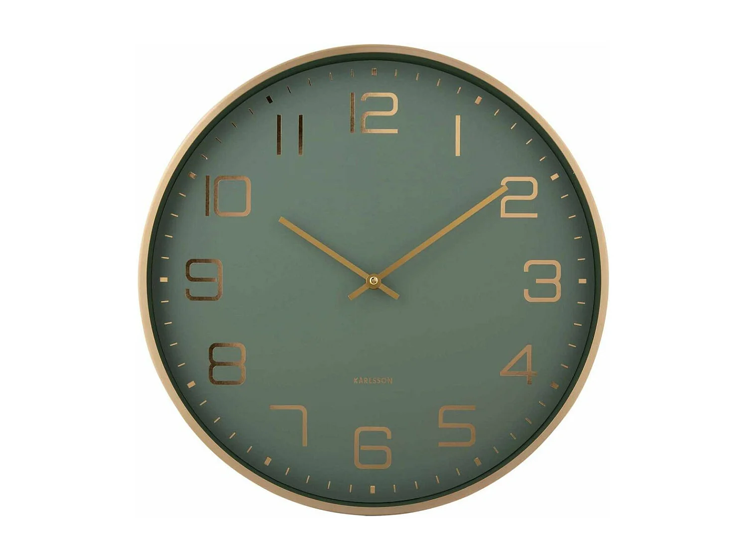 Horloge murale ronde Elegance Glow