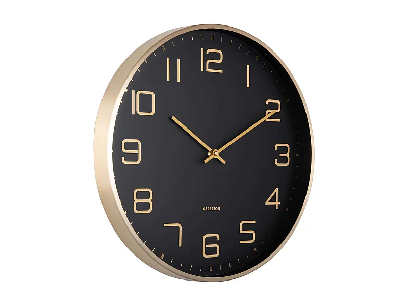 Horloge murale ronde Elegance Glow