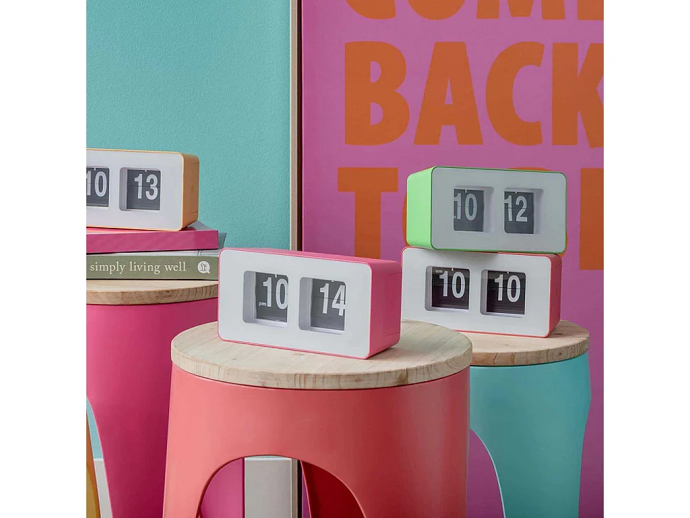 Horloge murale ou à poser Funky Flip