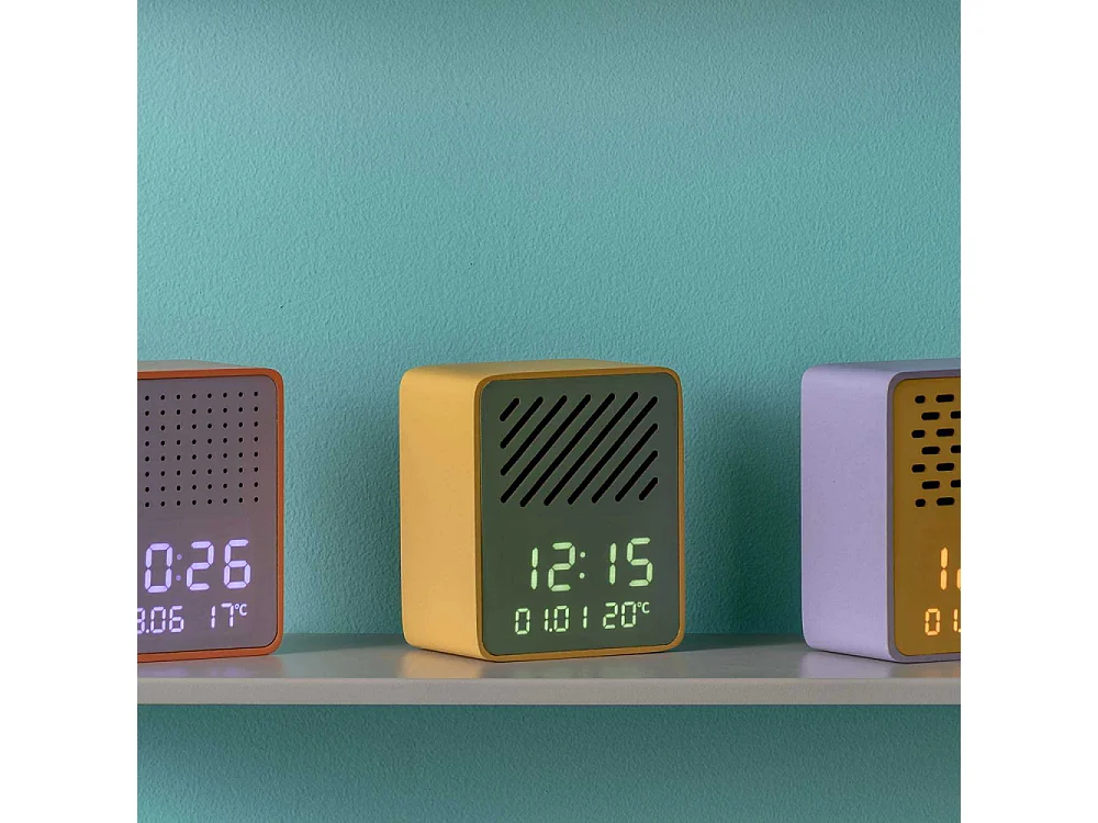 Réveil avec enceinte Bluetooth Funky Vibes