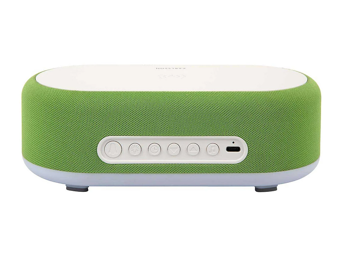 Reveil avec chargeur induction et enceinte Bluetooth Vogue