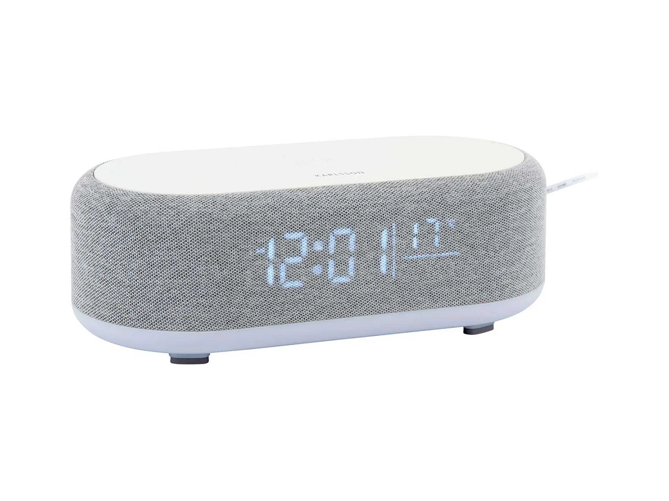 Reveil avec chargeur induction et enceinte Bluetooth Vogue