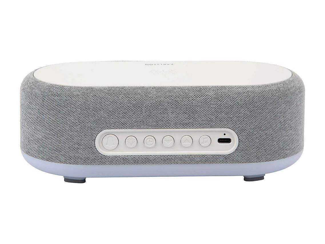 Reveil avec chargeur induction et enceinte Bluetooth Vogue