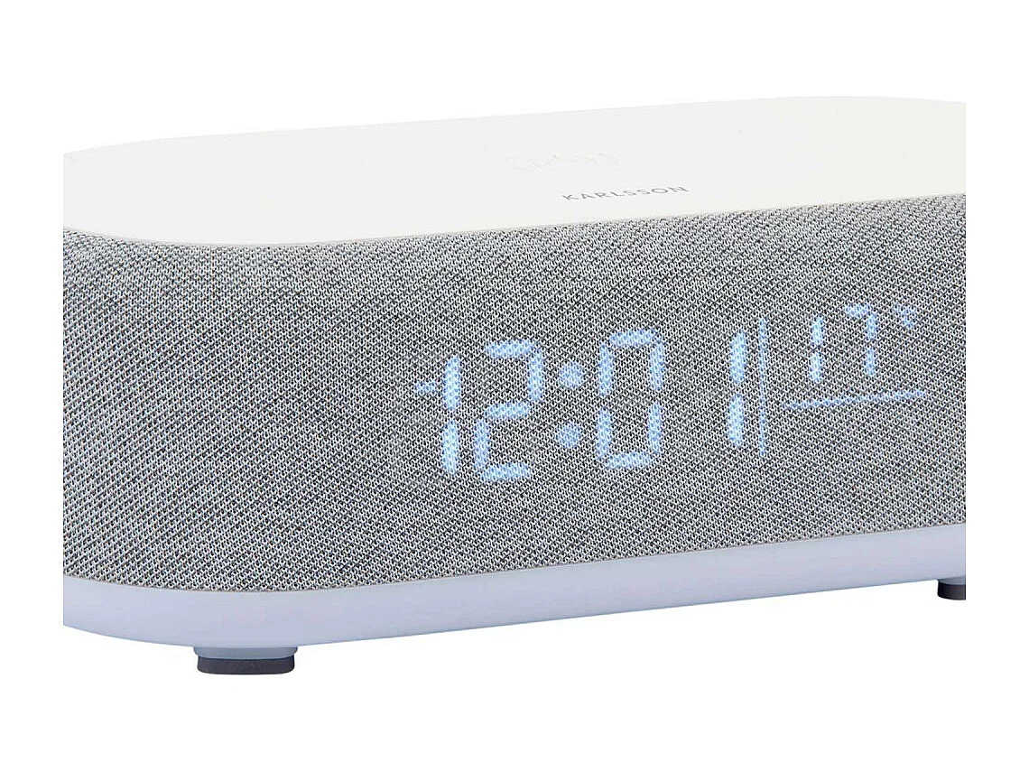Reveil avec chargeur induction et enceinte Bluetooth Vogue