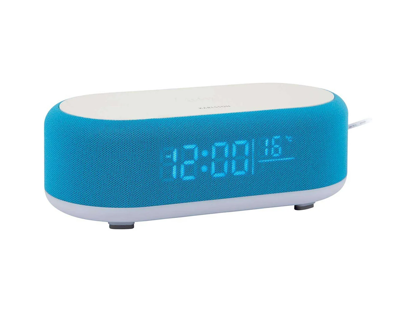 Reveil avec chargeur induction et enceinte Bluetooth Vogue