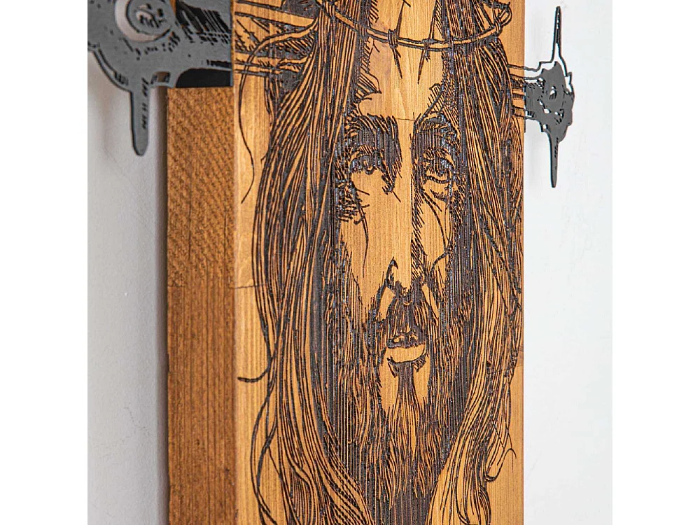 Décoration murale en bois et métal Florale Flower Book