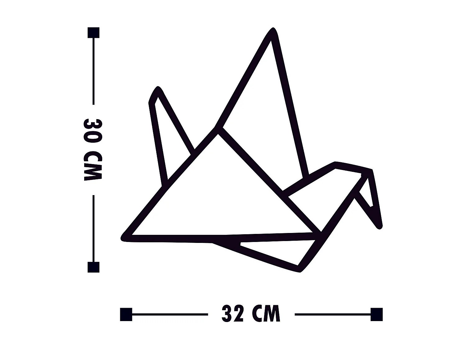 Accesorio decorativo de pared – 26 x 32, 29 x 32, 30 x 32 cm – Negro – Madera