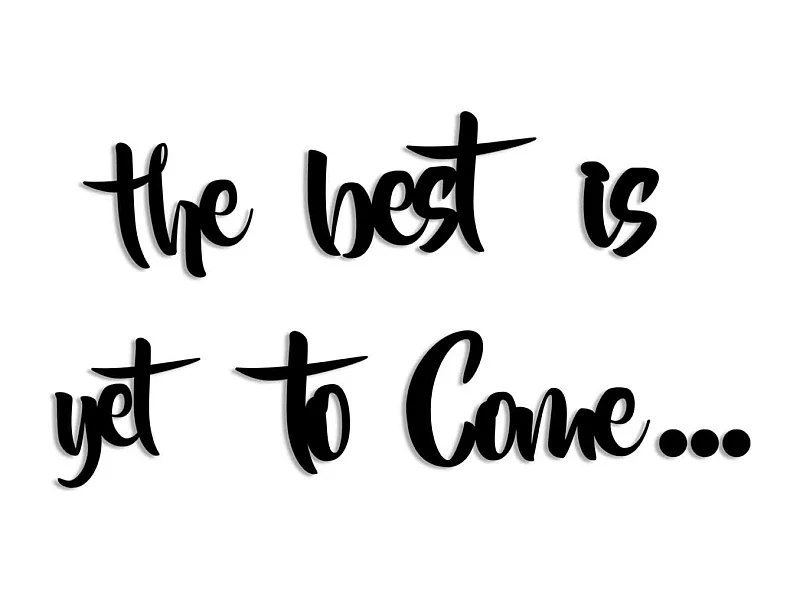 Accesorio decorativo de pared – 100% MDF – Negro