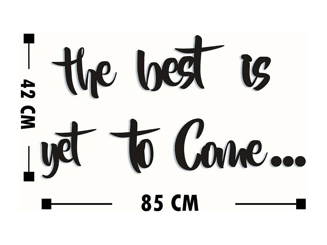 Accesorio decorativo de pared – 100% MDF – Negro